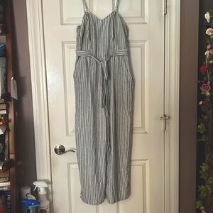 American eagle jumpsuit, Grey Stripes